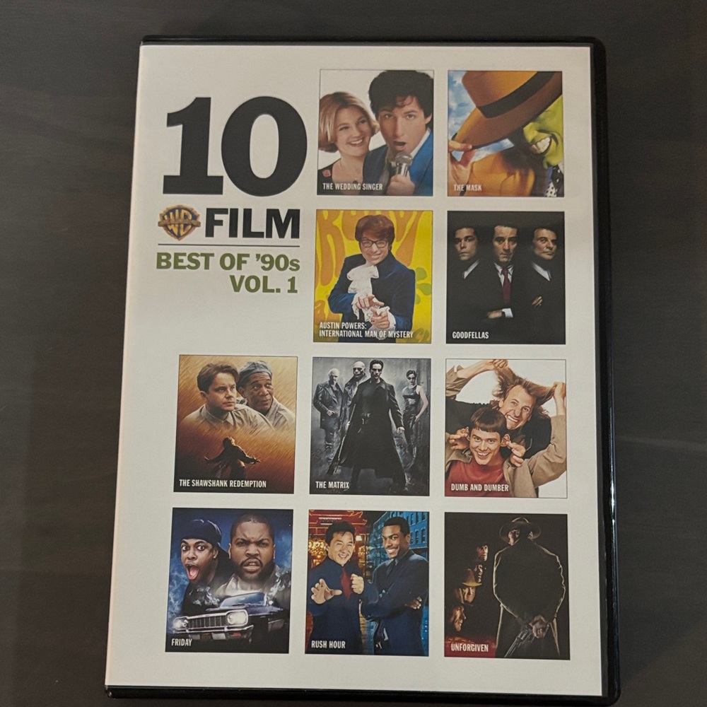 Warner Bros. 10 Film Best of '90s Vol. 1 DVD - Black and White